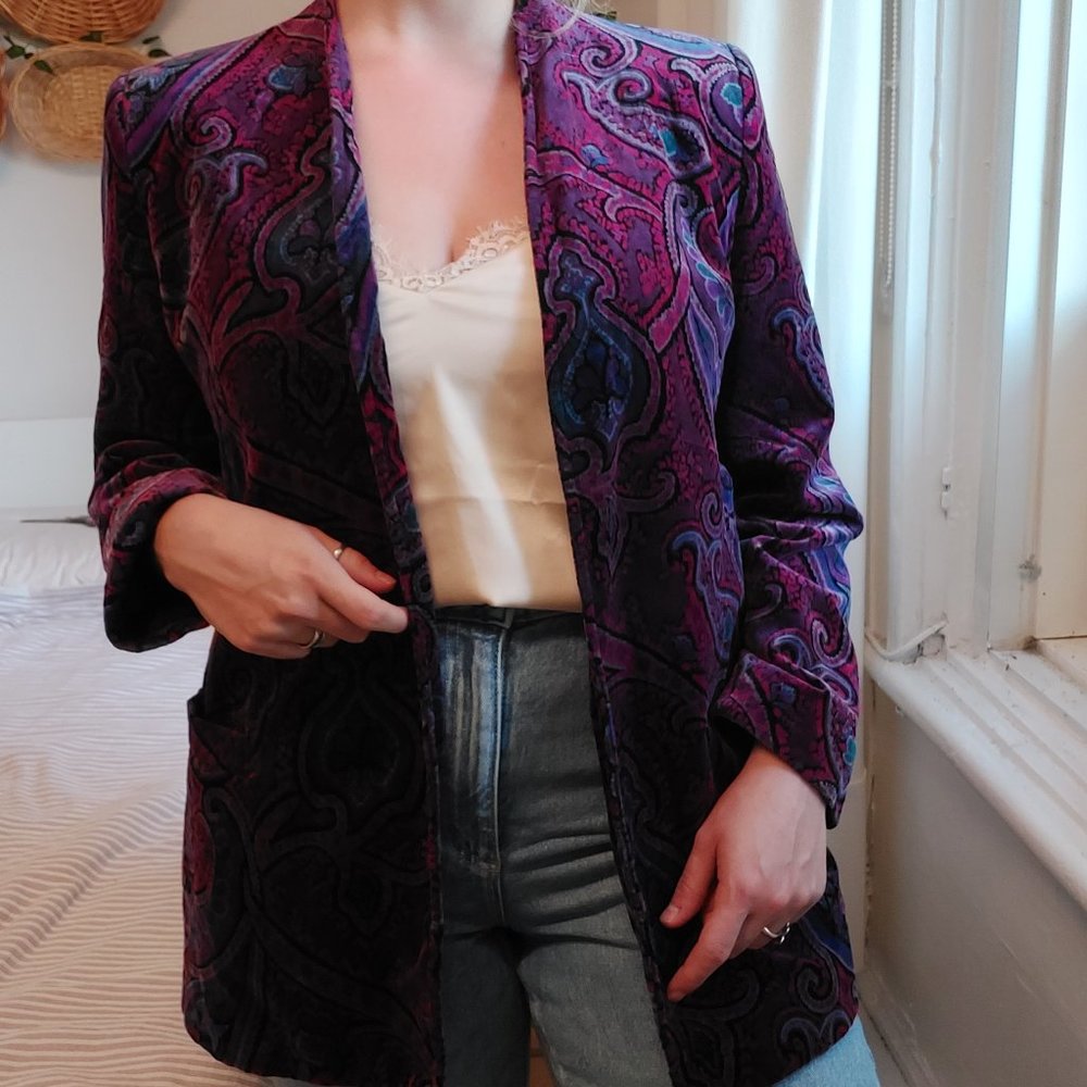 Vintage velvet jacket
